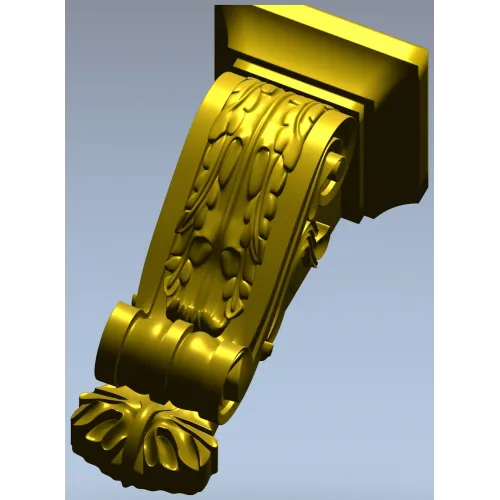 Classical Acanthus Corbel - STL 3D Model for CNC