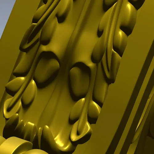 Classical Acanthus Corbel - STL 3D Model for CNC