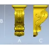Classical Acanthus Corbel - STL 3D Model for CNC