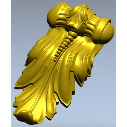 Акантовый кронштейн для ЧПУ - детализированная 3D модель STL