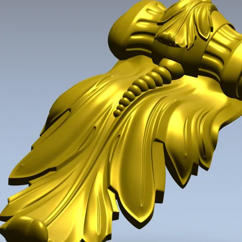Акантовый кронштейн для ЧПУ - детализированная 3D модель STL