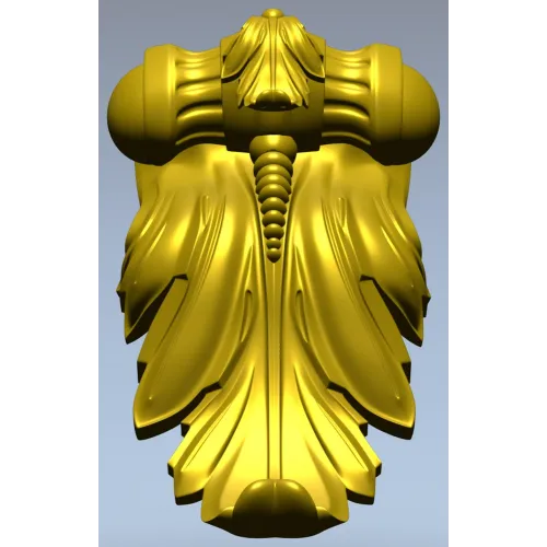 Акантовый кронштейн для ЧПУ - детализированная 3D модель STL