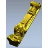 Ornamental Acanthus Corbel - STL 3D Model for CNC
