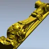 Ornamental Acanthus Corbel - STL 3D Model for CNC