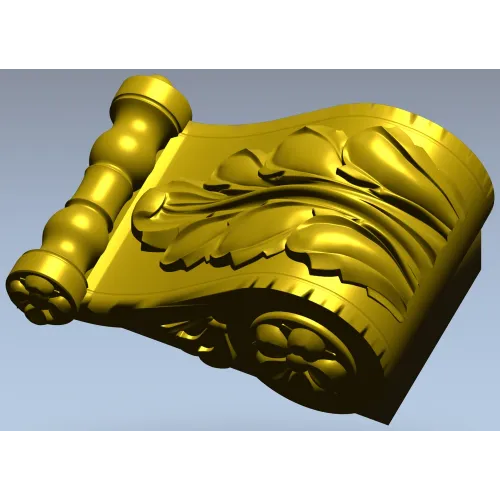 Кронштейн "Акцент Аканта" - 3D модель STL для ЧПУ