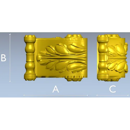 Кронштейн "Акцент Аканта" - 3D модель STL для ЧПУ