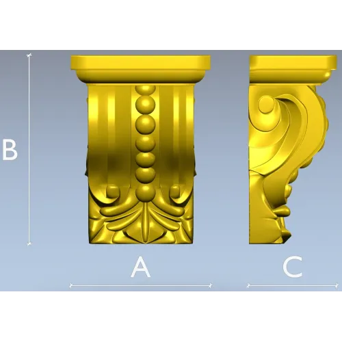 Regal Acanthus Corbel STL