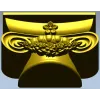 Floral Ionic Bracket - STL 3D model for CNC carving