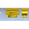 Floral Ionic Bracket - STL 3D model for CNC carving