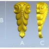 Acanthus scroll corbel STL for CNC carving