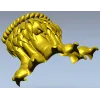 Декоративный кронштейн-лапа в стиле акант - 3D STL для ЧПУ