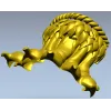 Декоративный кронштейн-лапа в стиле акант - 3D STL для ЧПУ