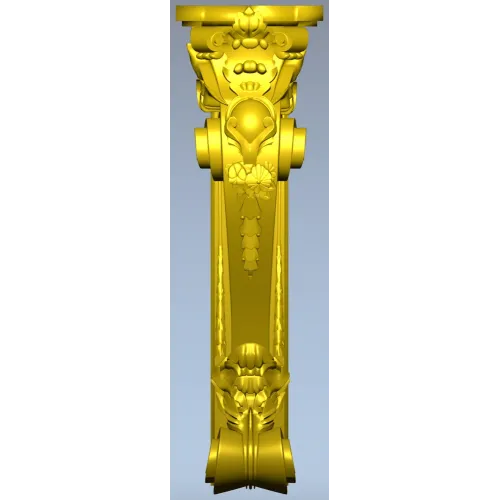 Вензель Белла - декоративный кронштейн, 3D модель STL для ЧПУ