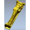 Вензель Белла - декоративный кронштейн, 3D модель STL для ЧПУ