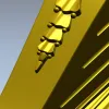 Вензель Белла - декоративный кронштейн, 3D модель STL для ЧПУ