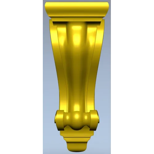 Classical Scroll Corbel - STL 3D Model for CNC