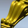 Classical Scroll Corbel - STL 3D Model for CNC