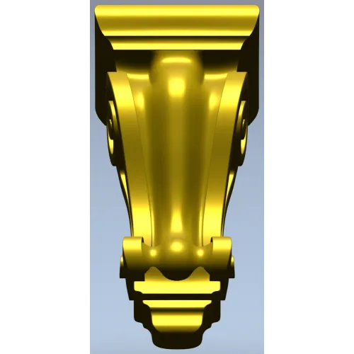 Classical Scroll Corbel - STL 3D Model for CNC