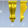 Classical Scroll Corbel - STL 3D Model for CNC