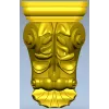 Классический кронштейн с акантовыми листьями - STL для ЧПУ