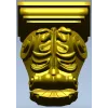 Классический кронштейн с акантовыми листьями - STL для ЧПУ