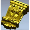 Ornate Acanthus Corbel - STL 3D Model for CNC