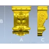 Ornate Acanthus Corbel - STL 3D Model for CNC