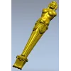 Кариатидная ножка - 3D модель STL для ЧПУ