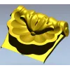 Shell-Scroll Corbel STL for CNC
