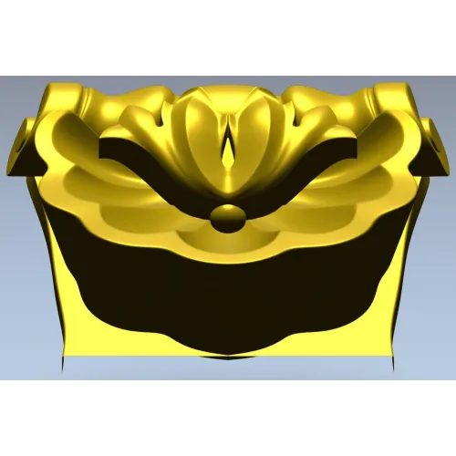 Shell-Scroll Corbel STL for CNC