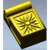 Rosette Scroll Bracket - STL 3D model for CNC milling
