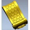 Decorative bracket 3D model in STL for CNC carving
