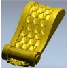 Decorative bracket 3D model in STL for CNC carving