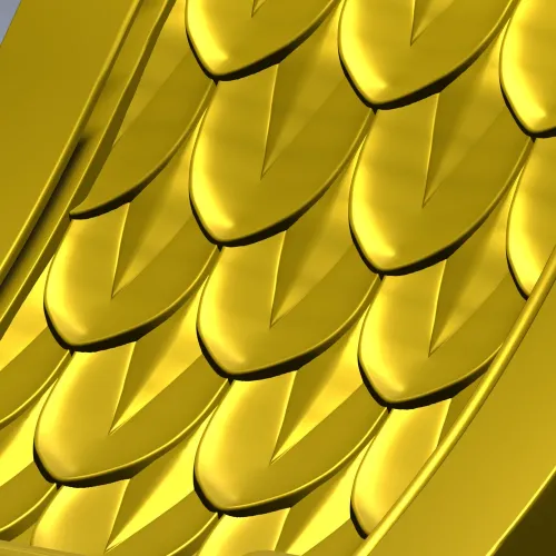 Decorative bracket 3D model in STL for CNC carving