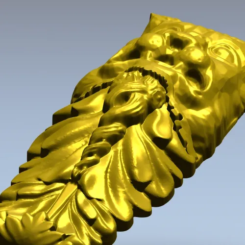 Маскарон-кронштейн для ЧПУ - 3D модель STL для фрезеровки