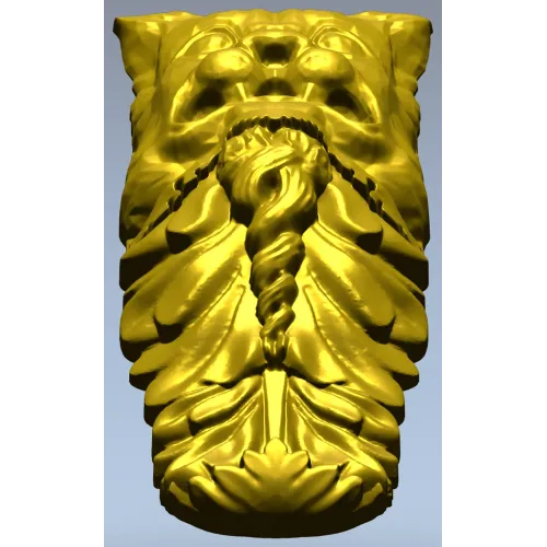 Маскарон-кронштейн для ЧПУ - 3D модель STL для фрезеровки