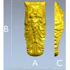 Маскарон-кронштейн для ЧПУ - 3D модель STL для фрезеровки