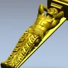 Классический кронштейн-атлант в формате STL для ЧПУ