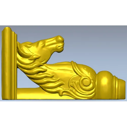 Кронштейн с конской головой - STL для ЧПУ
