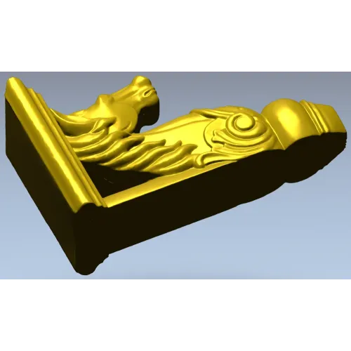 Кронштейн с конской головой - STL для ЧПУ