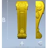 Классический акантовый кронштейн - 3D модель в формате STL для ЧПУ