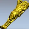 Atlantes Bracket STL Model for CNC