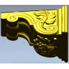 Кронштейн с акантом и гроздью - 3D модель STL для ЧПУ