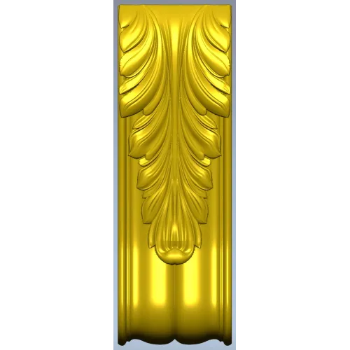Ornate Acanthus Bracket - STL for CNC