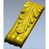 Ornate Acanthus Bracket - STL for CNC