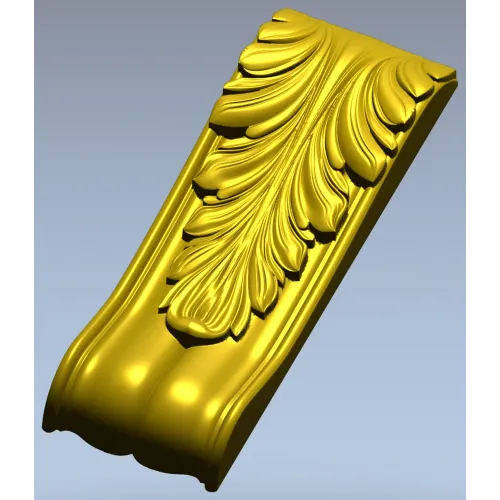 Ornate Acanthus Bracket - STL for CNC