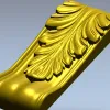 Ornate Acanthus Bracket - STL for CNC