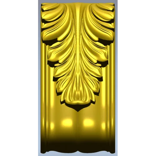 Ornate Acanthus Bracket - STL for CNC