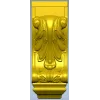Декоративный кронштейн с акантом - STL 3D модель для ЧПУ