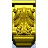 Декоративный кронштейн с акантом - STL 3D модель для ЧПУ